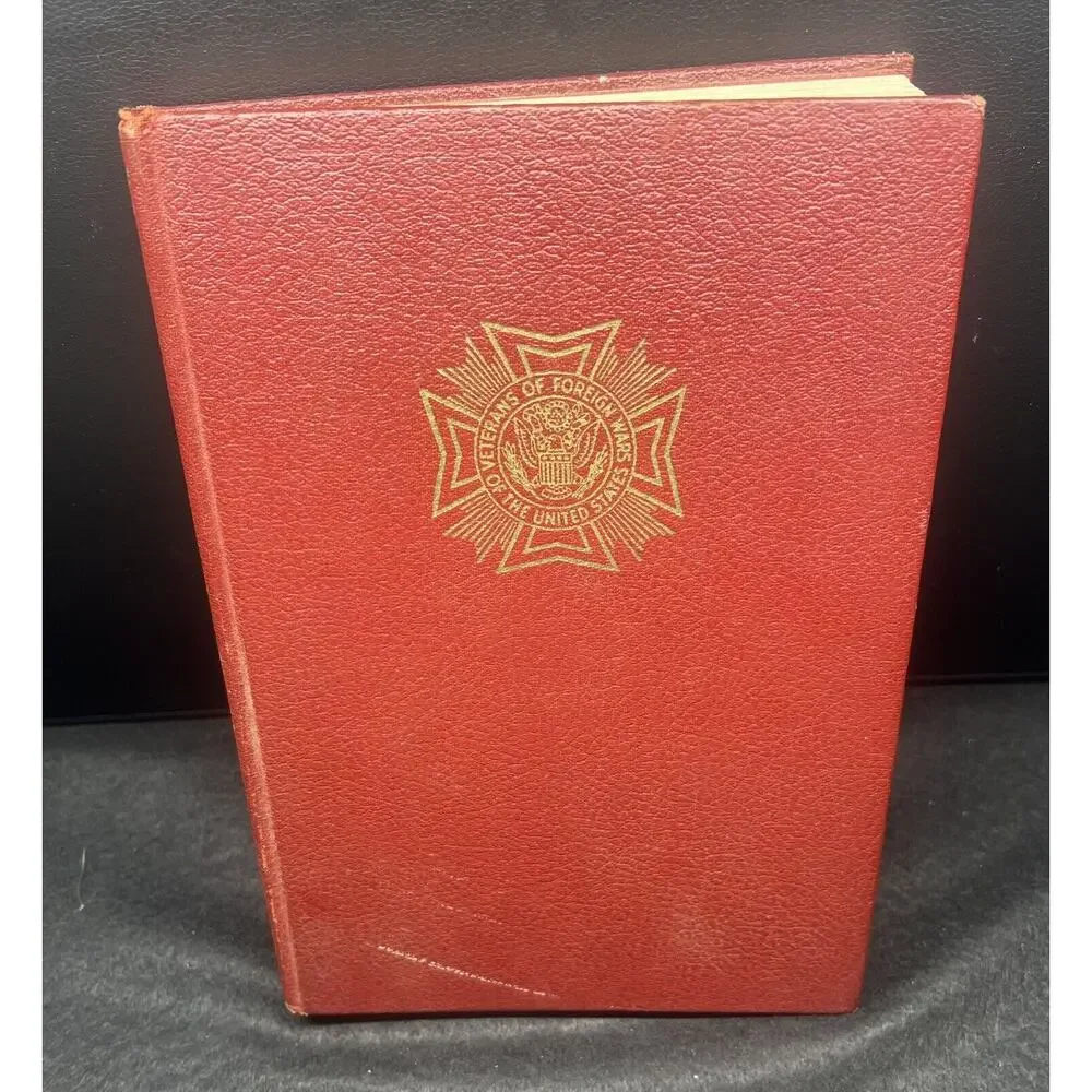 Vintage 1954 Veterans of Foreign Wars Book Pictorial Volume 1 History WW‎ 2